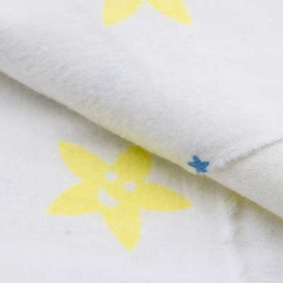 A Grade stocklot 100% cotton printed Flannel fabric for bed sheet