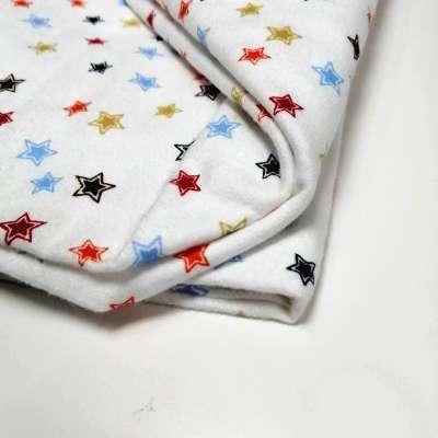 High quality fabric 100% Cotton Brushed Printed Flannel Fabric for Baby Pajamas