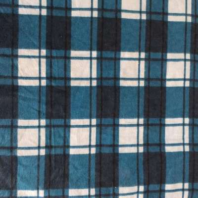 2018 NEW Plaid/Check Pattern 100% Cotton Printing Woven Plain Flannel Fabric for Bed Sheet with Cheap Price in Bales